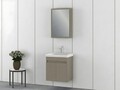 Set mobilier de baie (2 piese), Hanah Home, Amore 55, Latte