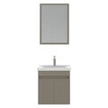 Set mobilier de baie (2 piese), Hanah Home, Amore 55, Latte