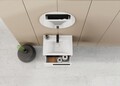 Set mobilier de baie (2 piese), Hanah Home, Bulu 65, Alb mat