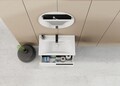 Set mobilier de baie (2 piese), Hanah Home, Bulu 80, Alb mat