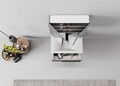 Set mobilier de baie (2 piese), Hanah Home, Blanc 65, Gri Mat