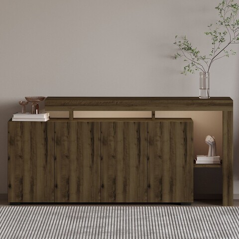 Consola, Hanah Home, Beliz, 170x80x35 cm, Nuc antic