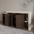 Consola, Hanah Home, Beliz, 170x80x35 cm, Travertin / Nuc