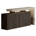 Consola, Hanah Home, Beliz, 170x80x35 cm, Travertin / Nuc