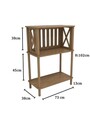 Raft universal, Hanah Home, Arona, 73x102x38 cm, Stejar