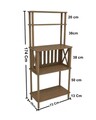 Raft universal, Hanah Home, Vetona Cafona, 73x174x39 cm, Stejar