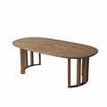 Masuta de cafea, Hanah Home, Elysia, 120x40x60 cm, Antracit