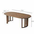 Masuta de cafea, Hanah Home, Elysia, 120x40x60 cm, Antracit