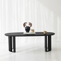 Masuta de cafea, Hanah Home, Elysia, 120x40x60 cm, Maro