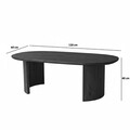 Masuta de cafea, Hanah Home, Hudson, 120x40x60 cm, Antracit