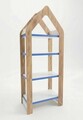 Raft universal, Hanah Home, Artmtkslhf4, 50x120x35 cm, Albastru / Nuc / Alb