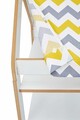 Raft universal, Hanah Home, Multipurpose Shelves 2, 50x80x30 cm, Alb / Galben