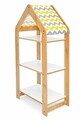 Raft universal, Hanah Home, Multipurpose Shelves 3, 50x100x30 cm, Natural / Alb / Galben