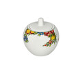 Zaharnita cu capac, Prospero, Brandani, 10x10 cm, portelan New Bone China