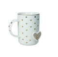 Cana, Amore Mio Cuori , Brandani, 8x11 cm, 350 ml, portelan New Bone China