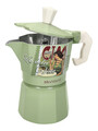 Cafetiera, Dolce Vita Verde, Brandani, capacitate 1 ceasca, 6x12x13 cm, aluminiu