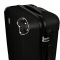 Set troler, 3 piese Swiss Hufeisen, 42 L / 65 L / 99 L, plastic, negru