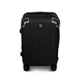 Set troler, 3 piese Swiss Hufeisen, 42 L / 65 L / 99 L, plastic, negru