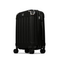 Set troler, 3 piese Swiss Hufeisen, 42 L / 65 L / 99 L, plastic, negru