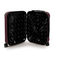 Troler Swiss Hufeisen, 43x27x65 cm, 65 L, plastic, visiniu