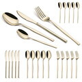 Set tacamuri 24 piese Berlinger Haus, Cutlery, model patrat, inox, sampanie