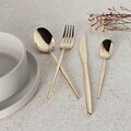 Set tacamuri 24 piese Berlinger Haus, Cutlery, model rotunjit, inox, sampanie