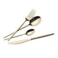 Set tacamuri 24 piese Berlinger Haus, Cutlery, model rotunjit, inox, sampanie