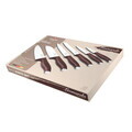 Set 6 cutite Berlinger Haus, Leonardo, inox, visiniu mat