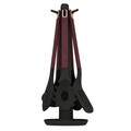 Set 5 ustensile de bucatarie cu suport, Berlinger Haus, Leonardo, nailon/plastic, visiniu mat/negru