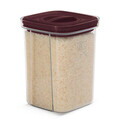 Set 5 recipiente depozitare Berlinger Haus, Leonardo, 460 ml / 1.1 L / 1.5 L, plastic, transparent/visiniu
