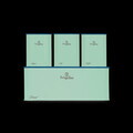 Set cutie pentru paine si 3 recipiente Berlinger Haus, Leonardo, 33x18x12 cm, otel carbon, visiniu mat/natur