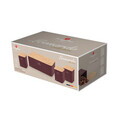 Set cutie pentru paine si 3 recipiente Berlinger Haus, Leonardo, 33x18x12 cm, otel carbon, visiniu mat/natur