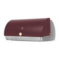 Set cutie pentru paine si 3 recipiente Berlinger Haus, Leonardo, 38.5x28x18.5 cm, inox, visiniu