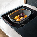 Strecuratoare cu manere reglabile Berlinger Haus, Leonardo, 34x24x11 cm, inox 18/10, argintiu/visiniu