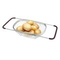Strecuratoare cu manere reglabile Berlinger Haus, Leonardo, 34x24x11 cm, inox 18/10, argintiu/visiniu