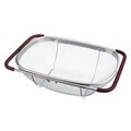 Strecuratoare cu manere reglabile Berlinger Haus, Leonardo, 34x24x11 cm, inox 18/10, argintiu/visiniu