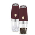 Set 2 rasnite pentru sare/piper Berlinger Haus, Leonardo, plastic/ceramica, visiniu