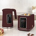 Ceainic electric digital Berlinger Haus, Leonardo, 1.7 L, plastic/inox, visiniu mat