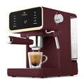 Espressor digital 3 in 1 Berlinger Haus, Leonardo, 950W, 21x25.9x28 cm, inox, visiniu mat