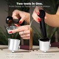 Espressor digital 3 in 1 Berlinger Haus, Leonardo, 950W, 21x25.9x28 cm, inox, visiniu mat