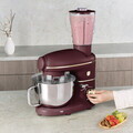 Robot de bucatarie 4 in 1 Berlinger Haus, Leonardo, 1500W, inox/plastic, visiniu mat/argintiu