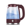Ceainic electric Berlinger Haus, Leonardo, 1.7 L, sticla borosilicata, visiniu mat/transparent