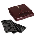 Sandwich maker 3 in 1 Berlinger Haus, Leonardo, 22.5x13 cm, aluminiu, visiniu mat