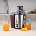 Storcator de fructe Berlinger Haus, Leonardo, 500W, 600 ml, inox, visiniu mat/argintiu