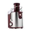 Storcator de fructe Berlinger Haus, Leonardo, 500W, 600 ml, inox, visiniu mat/argintiu
