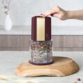 Tocator 2 in 1 Berlinger Haus, Leonardo, 600 ml, plastic, visiniu mat/transparent