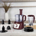 Set blender 8 in 1 Berlinger Haus, Leonardo, 500W, inox/plastic, visiniu mat