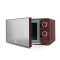 Cuptor cu microunde Berlinger Haus, Leonardo, 1100W, 20L, 44.5x24.2x32.5 cm, visiniu mat/argintiu
