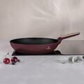 Tigaie Berlinger Haus, Leonardo Nordic, 28 cm, 2.4 L, aluminiu forjat, visiniu mat