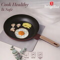 Tigaie Berlinger Haus, Leonardo Nordic, 28 cm, 2.4 L, aluminiu forjat, visiniu mat
